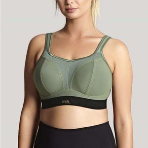 Panache Sports Bra Women’s 32J Sport Non Wired Green